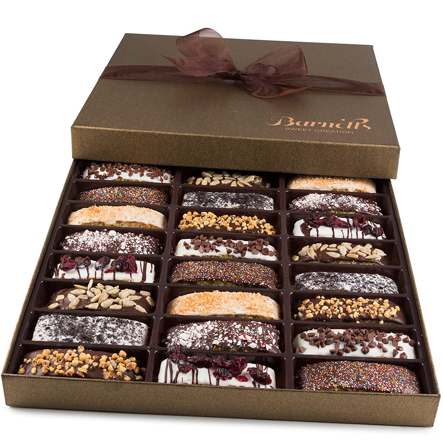 24 Biscotti Cookie Chocolates Box