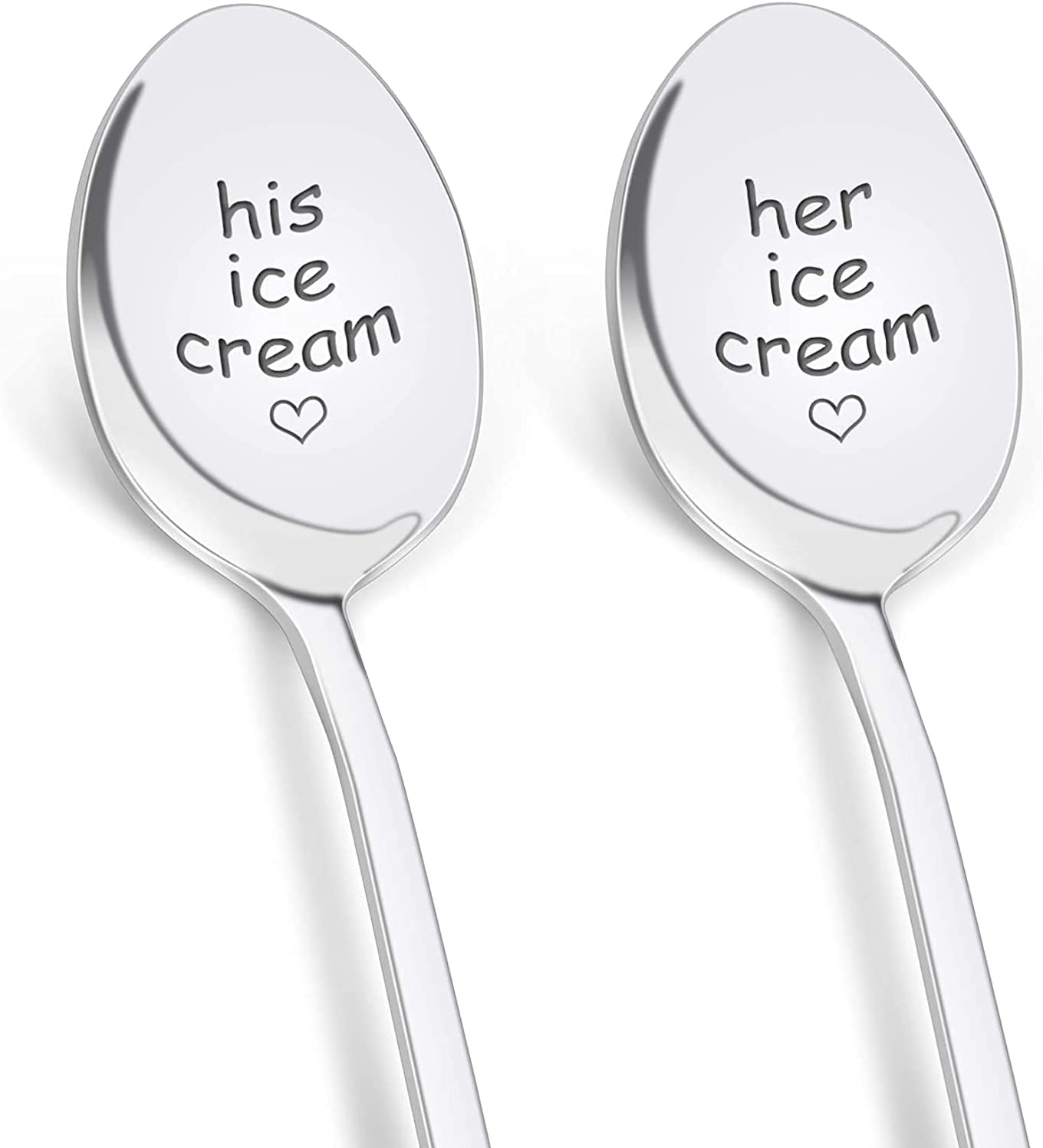 Engraved Ice Cream Spoon  Christmas Gift Ideas For Couples