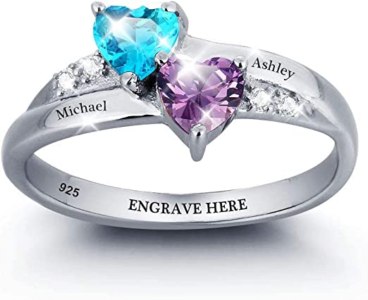 Personalized Promise Name Ring