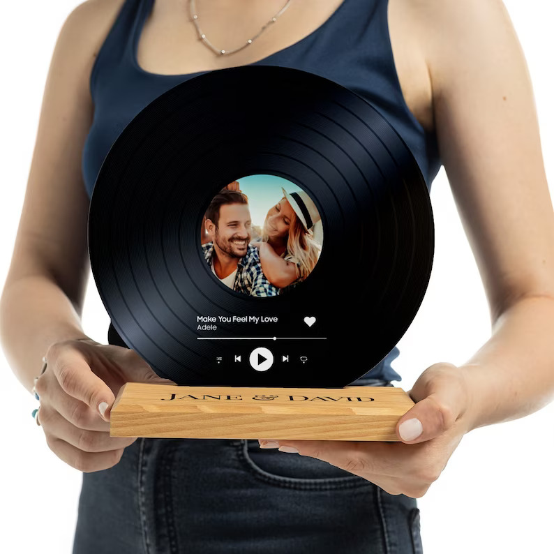 Personalized Song Plaque as Couple Gifts Music