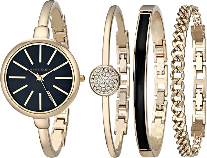 Women's Bangle Watch and Bracelet Set