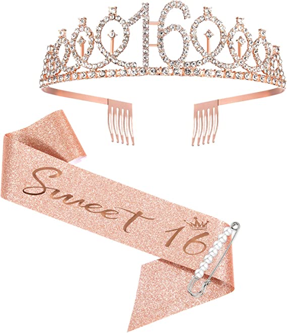 16th Birthday Sash and Tiara