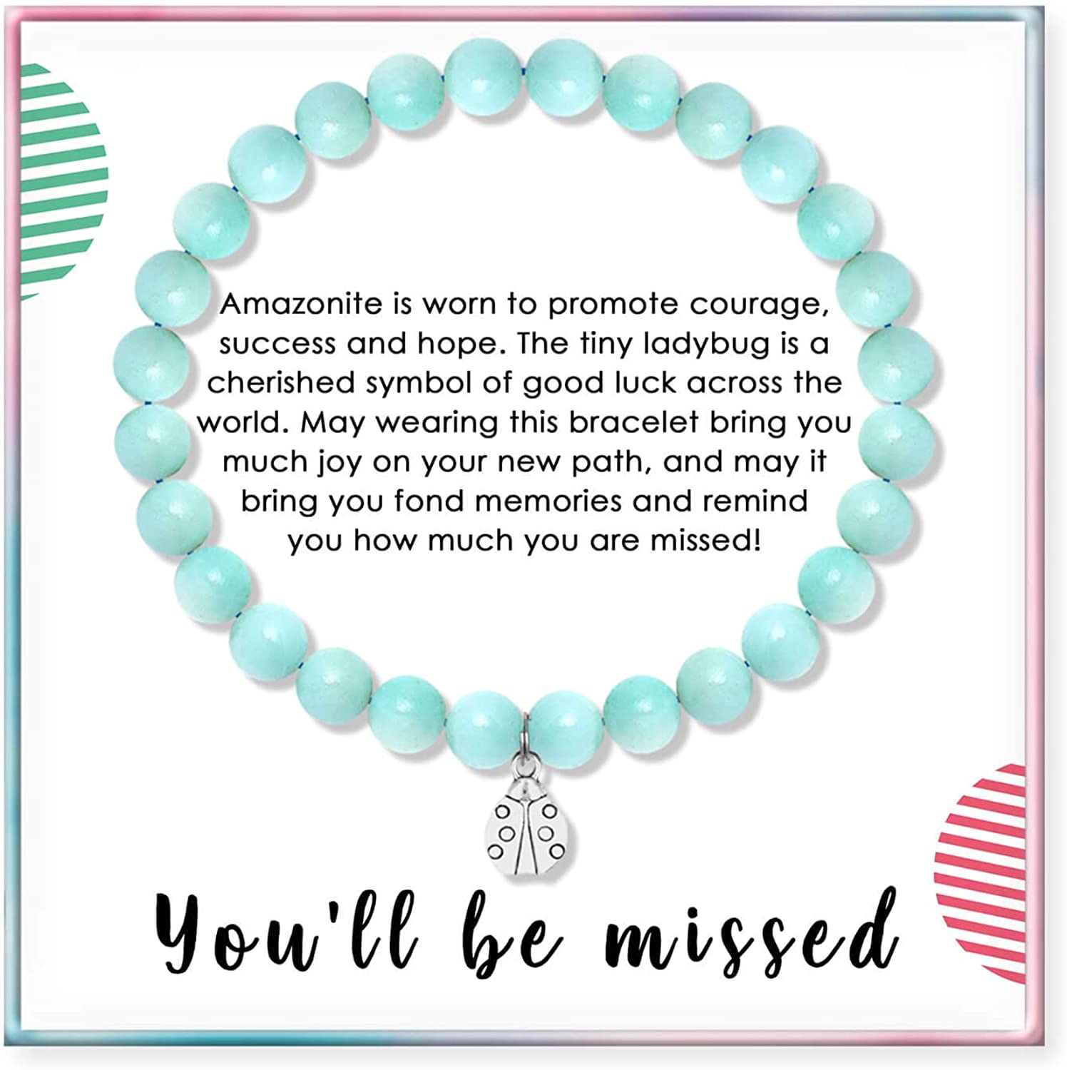 Amazonite Beads Farewell Bracelet

