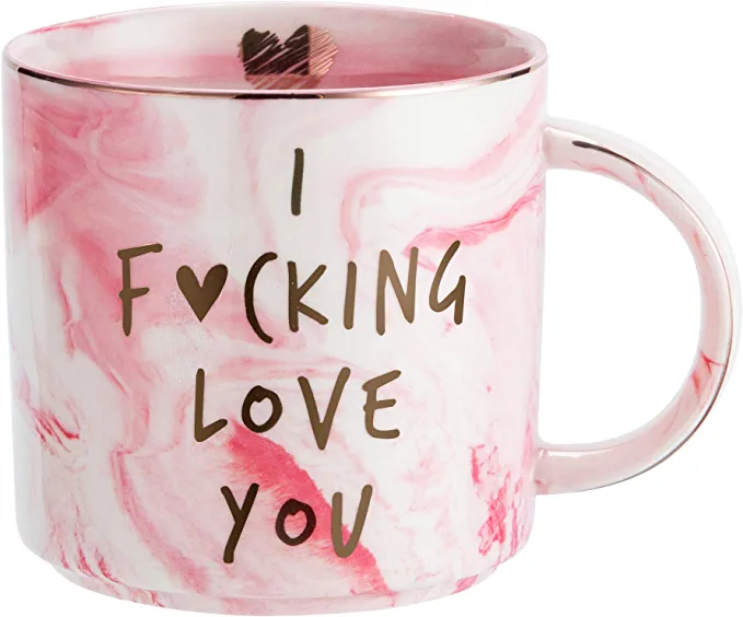 Pink Marble Mug for her