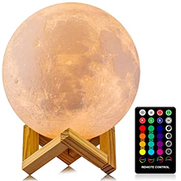 3D Printing Moon Light with Stand & Remote