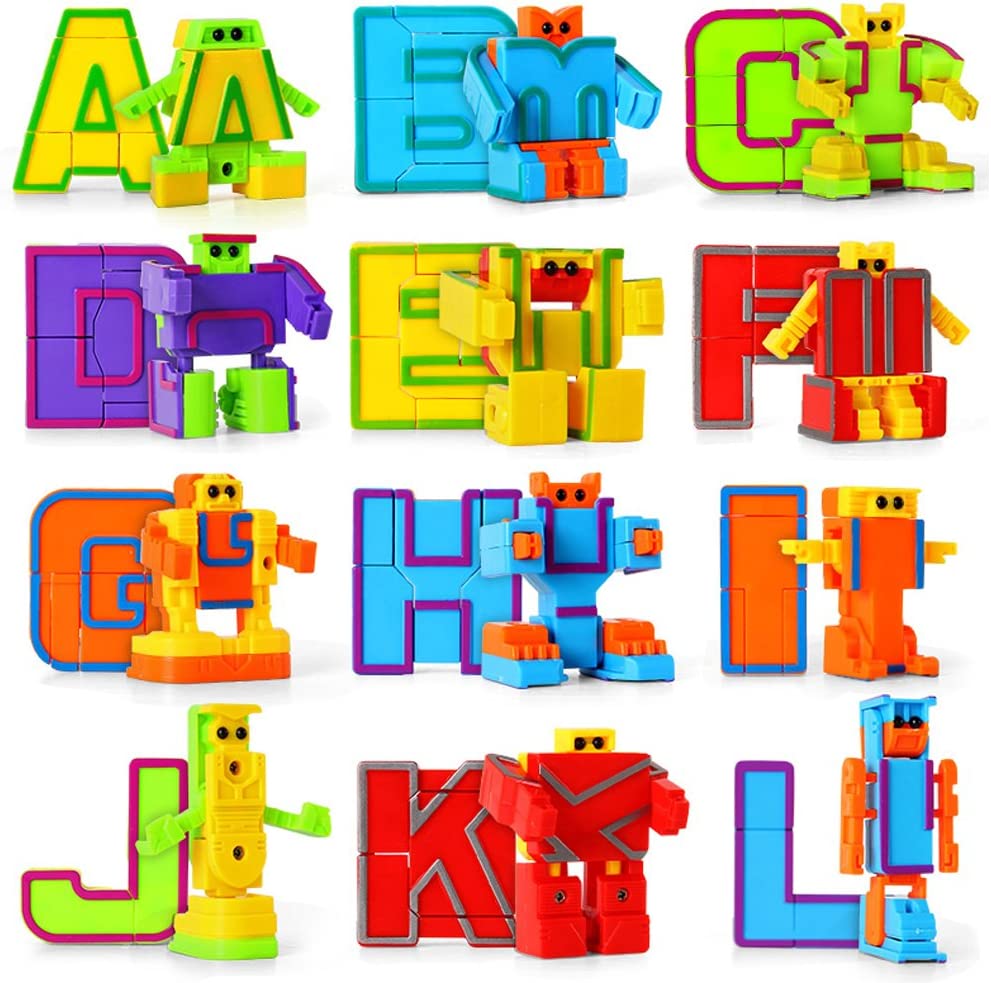  Alphabet Robots Toy