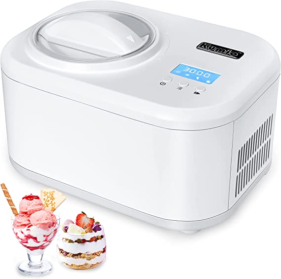 Automatic Ice Cream Maker with Compressor 