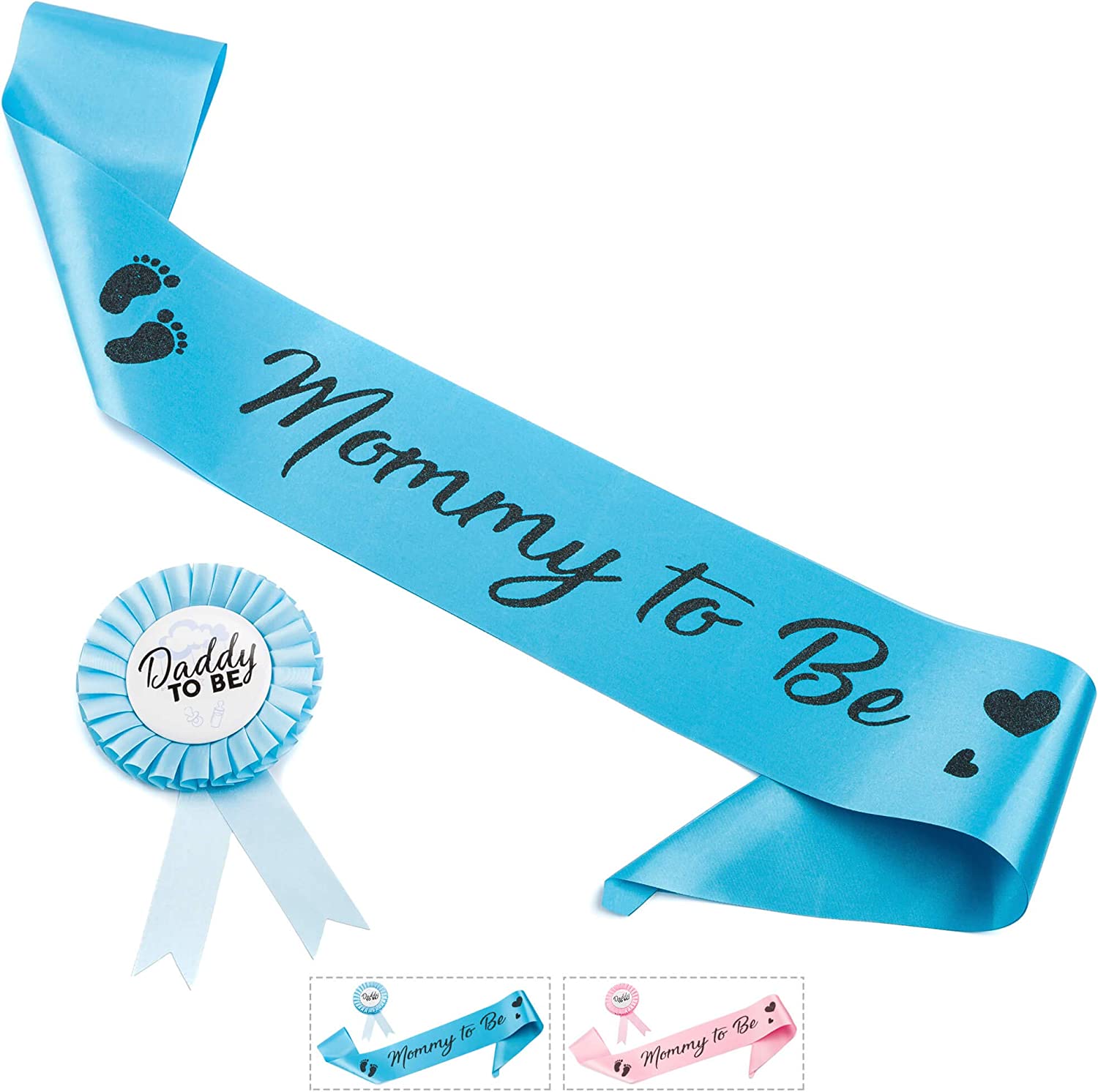Baby Shower Mom to Be Sash for Boy