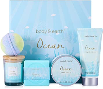 Bath Set with Ocean Scented Spa