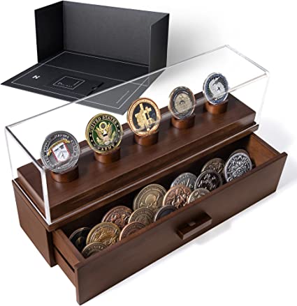 Coin Display Rack and Military Coin Holder 