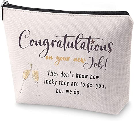 Congratulations On Your New Job Cosmetic Bag