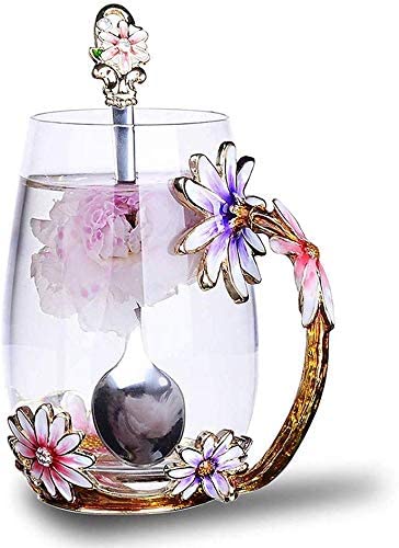 Enamel flower Lead-free Glass 