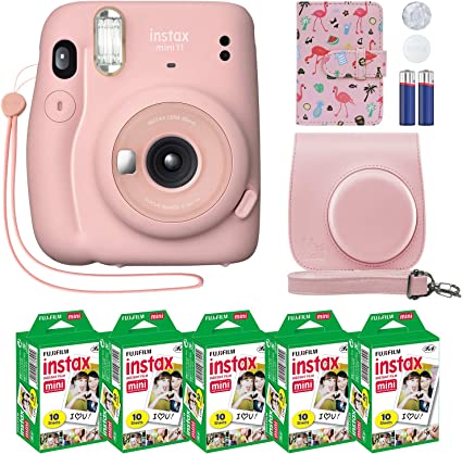 Fujifilm Instax Mini 11 Instant Camera Blush PinkOff To College Gift  