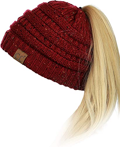 High Bun Ponytail Beanie Hatn Off To College Gift