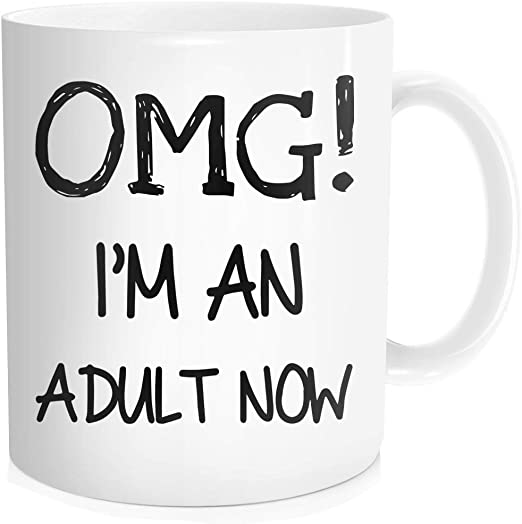 I'm An Adult Now Coffee Mug For Off To College Gift
