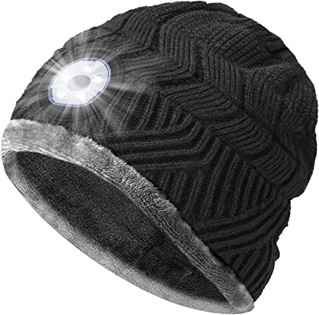 LED Beanie Hat with Light 
