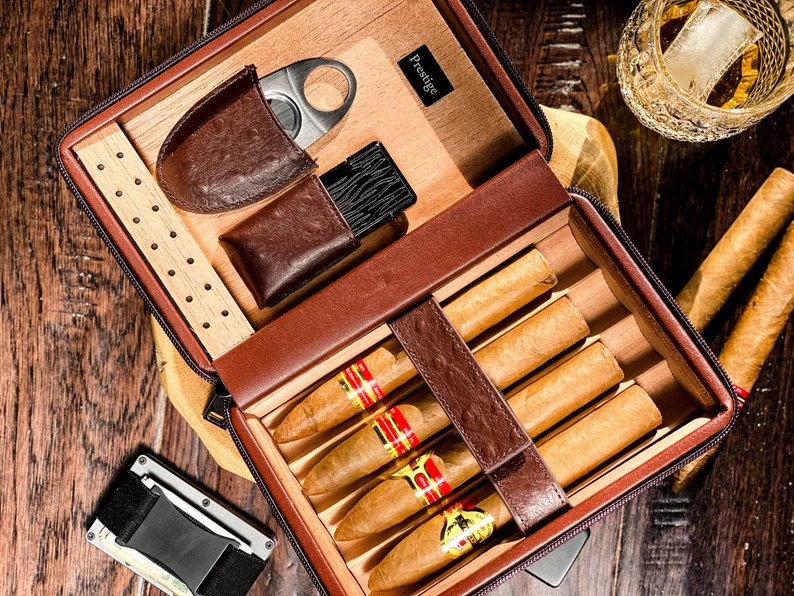 Luxury Cigar Travel Case
