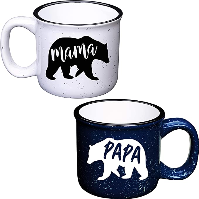 Mama Bear Mug & Papa Bear Mug for mom to be