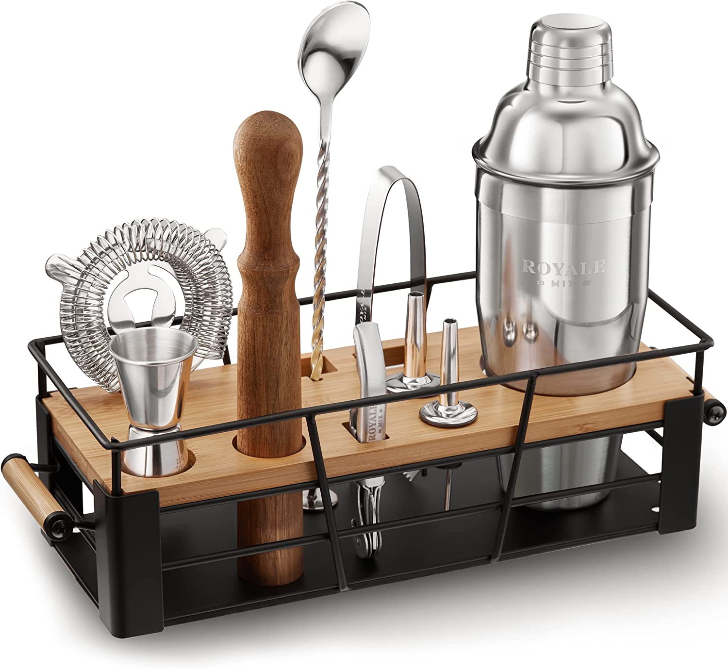 Mixology Bartender Kit with Stand 