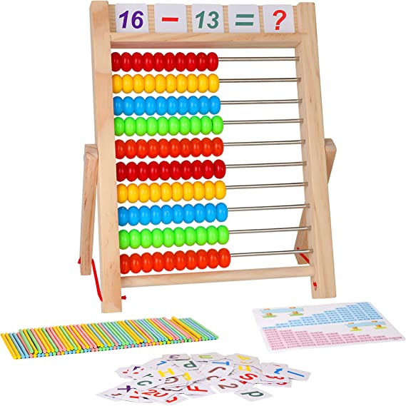 Multicolor counting sticks for kindergarten
