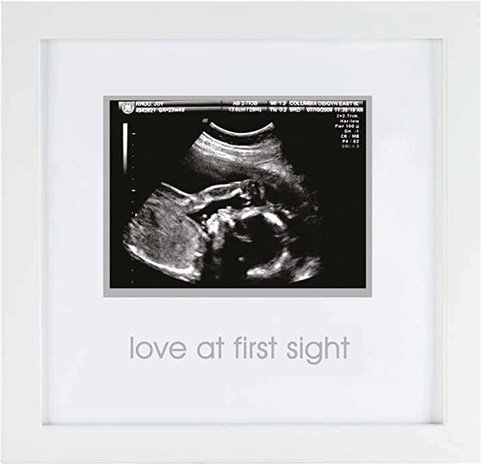 . Pearhead Love at First Sight Sonogram Picture Frame for new mom
