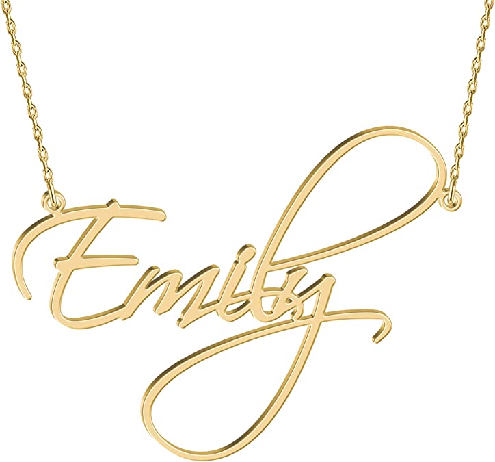 Personalized Sterling Silver Necklace 