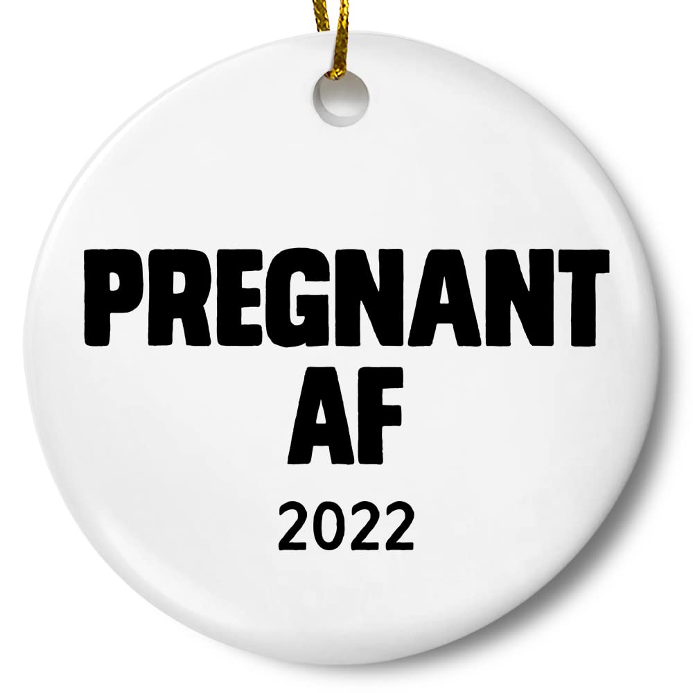 Pregnant AF 2022 Funny Pregnancy Reveal For New Mom