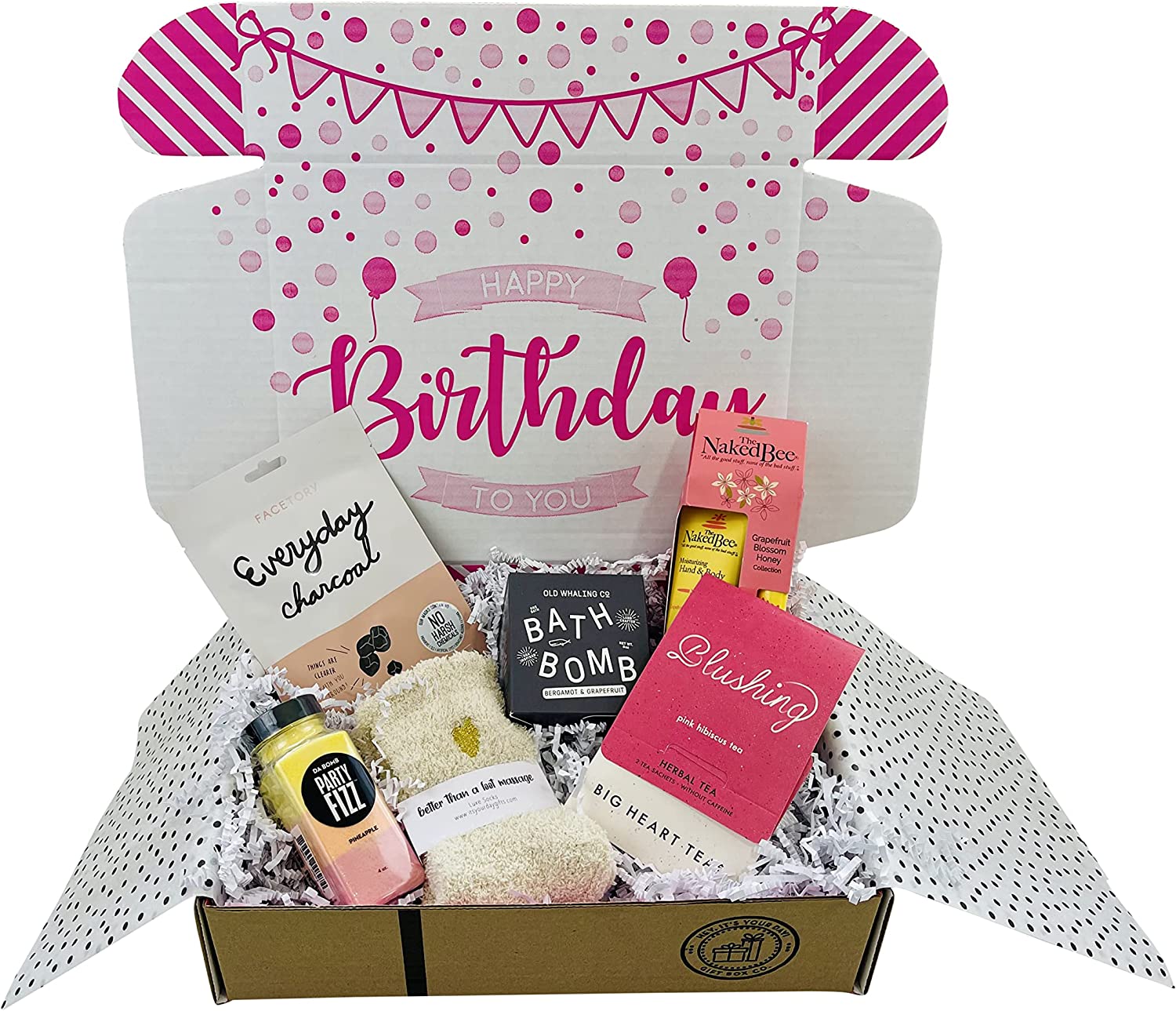 Relaxing Spa Bath & Body Box with Candle & Lotion