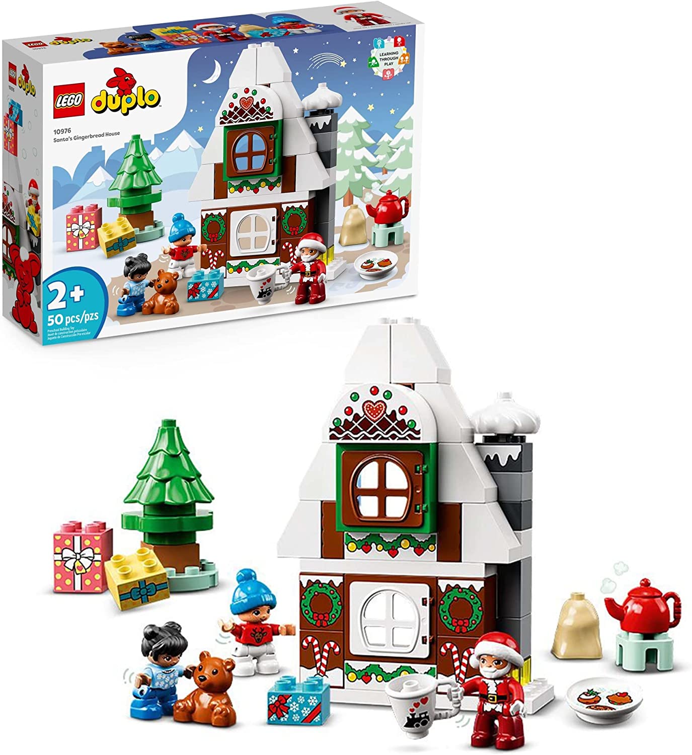 Santa's Gingerbread House 10976 Building Toy Set for Kids
