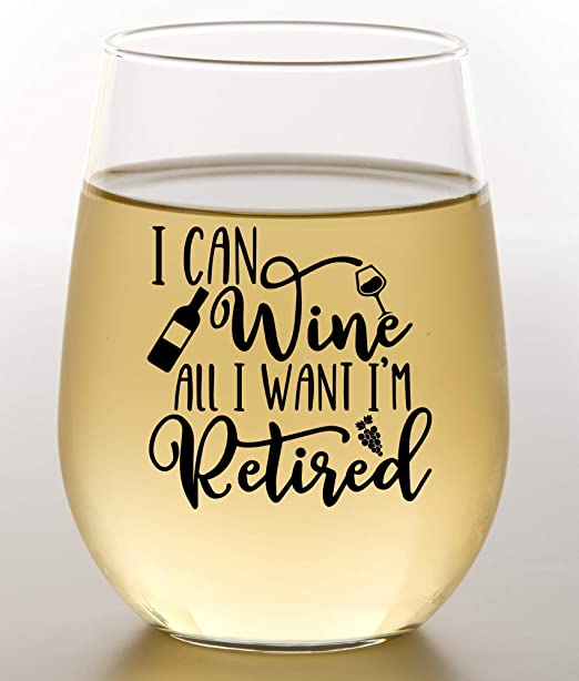 Wine Glass Retirement Gift Ideas For Her