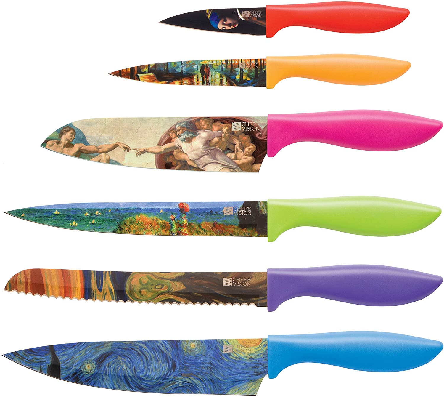 Masterpiece Knife Set in Gift Box for Art Lovers
