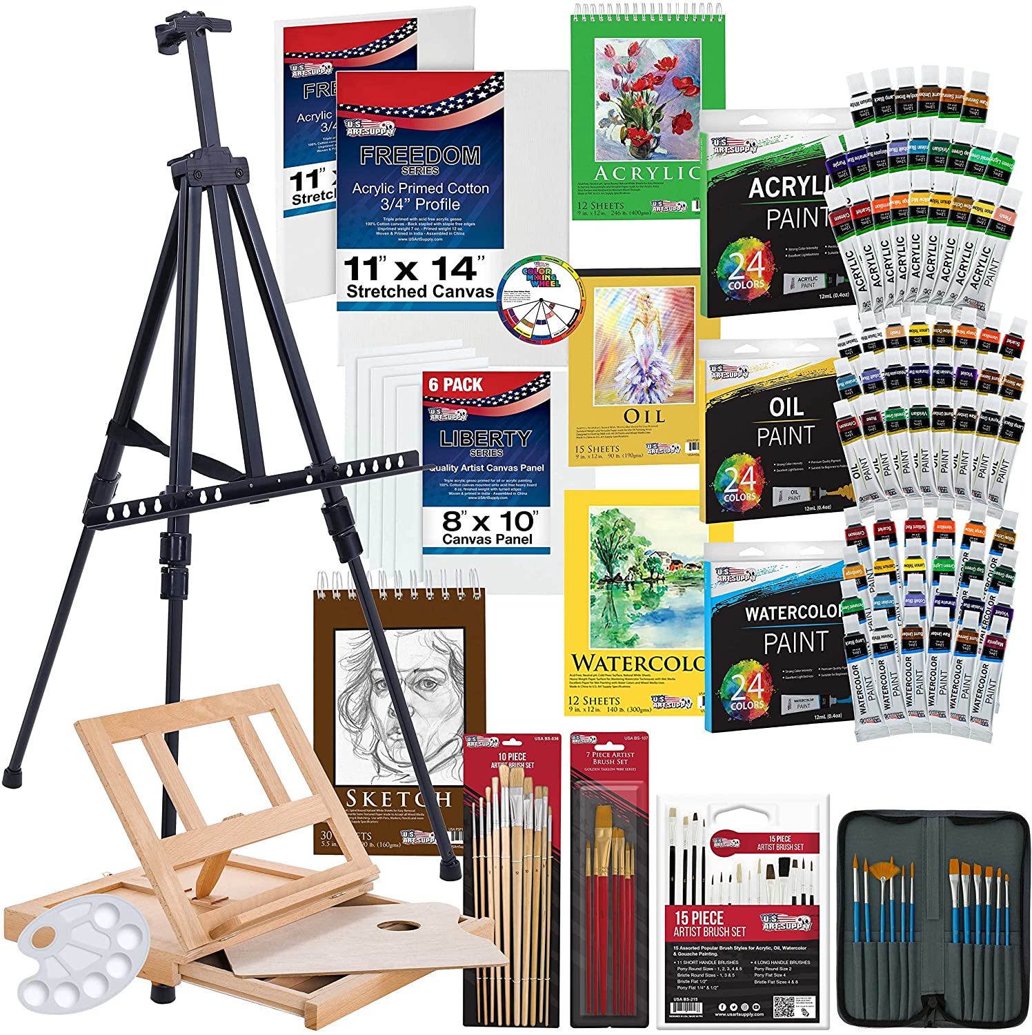 133-Piece Deluxe Ultimate Artist Painting Set