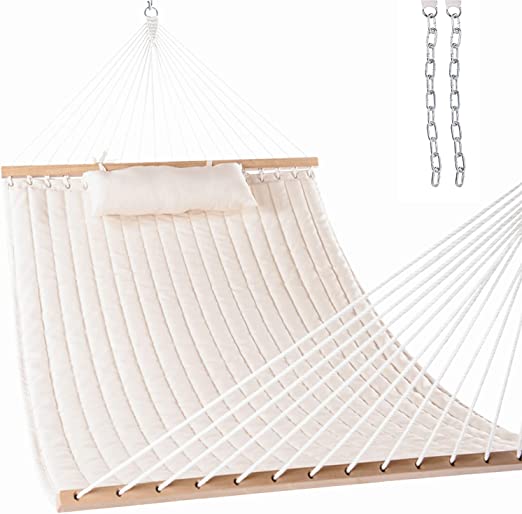 40th Birthday Gift Lazy Daze 12 FT Double Quilted Fabric Hammock