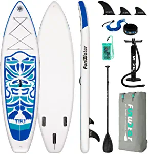 40th Birthday Gift SUP for All Skill Levels Everything Included with Stand Up Paddle Board, Adj Paddle, Pump, ISUP Travel Backpack, Leash, Waterproof Bag
