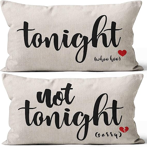 Couples Reversible Soft Pillow Cover