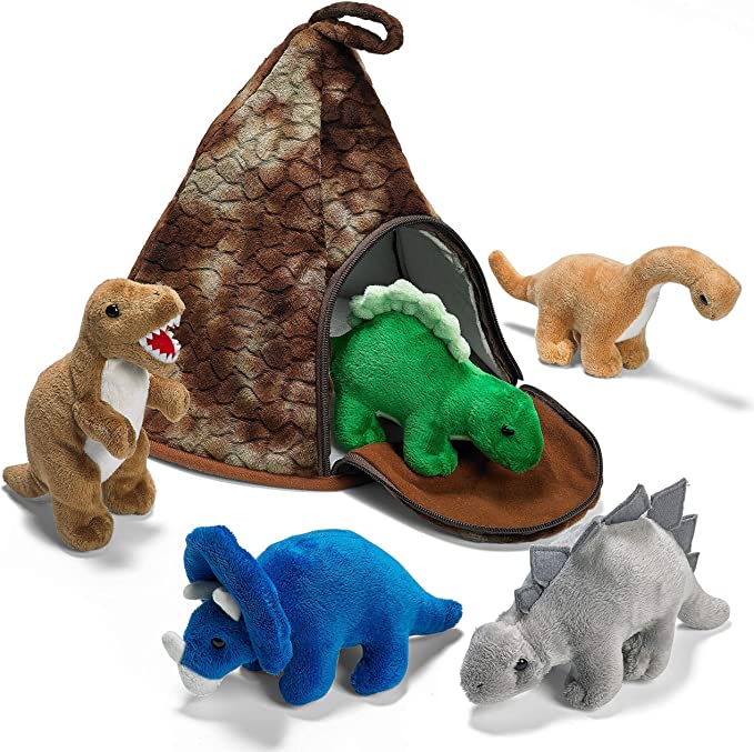  Dinosaur 5pc Stuffed Animal Gift Set