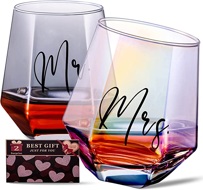 FONDBLOU Wine Glasses Gifts
