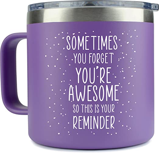 Stainless Steel Coffee Purple Mug/Tumbler
