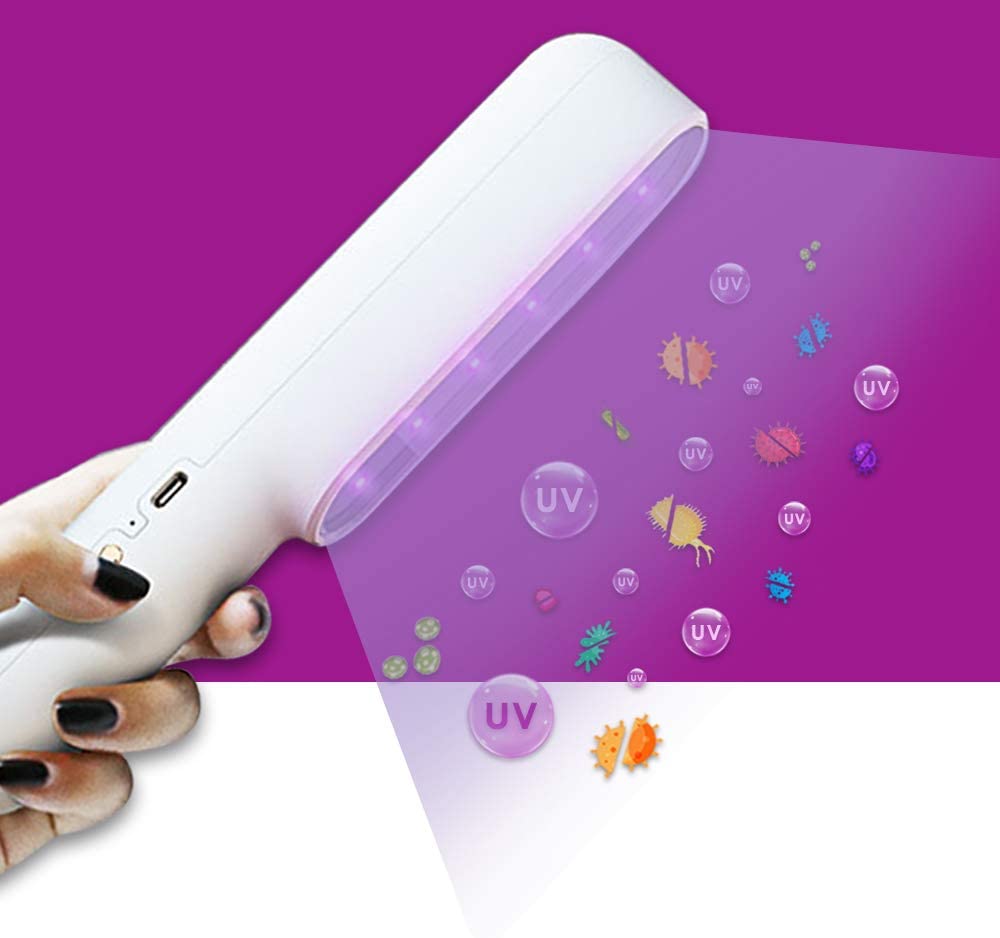 UV Light Sanitizer & Ultraviolet Sterilizer Hand Wand