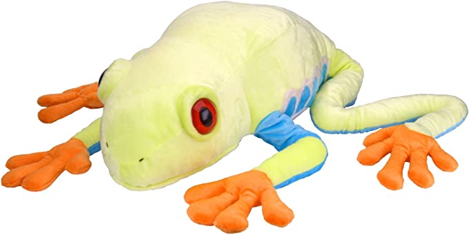 Wild Republic Jumbo Tree Frog Plush, Giant Stuffed Animal, Plush Toy
