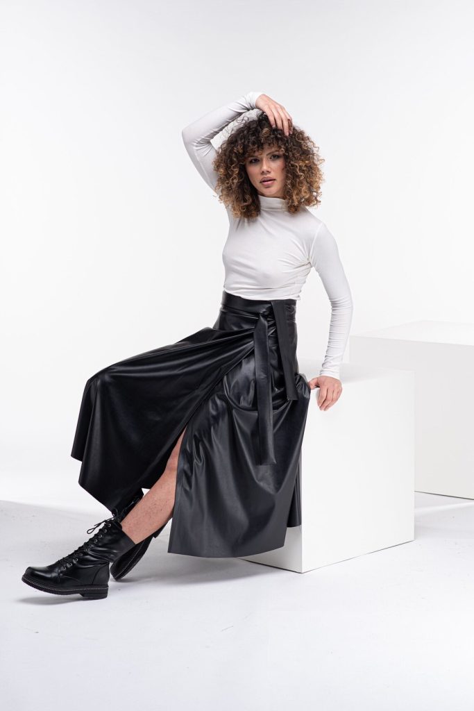 Womens Leather Skirt