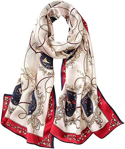 100% Mulberry Silk Long Scarf
