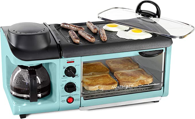 3-in-1 Family Size Electric Breakfast Station
