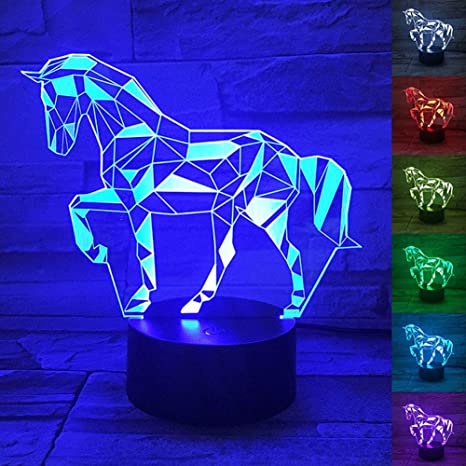 3D Horse Lamp