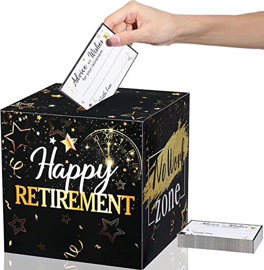 51 Pcs Retirement Card Box gifts for Retirement Party 
