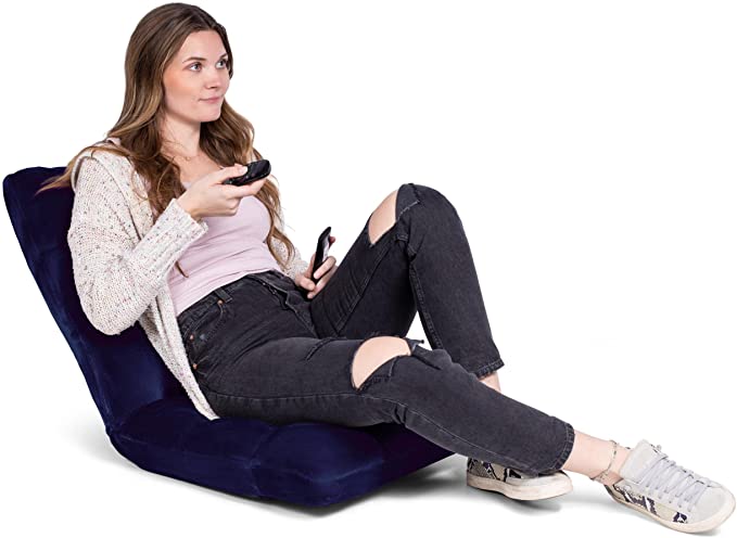Adjustable 14-Position Memory Foam Floor Chair for Kids