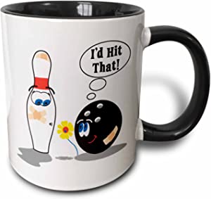 Bowling Humor Sports Design Two Tone Mug
