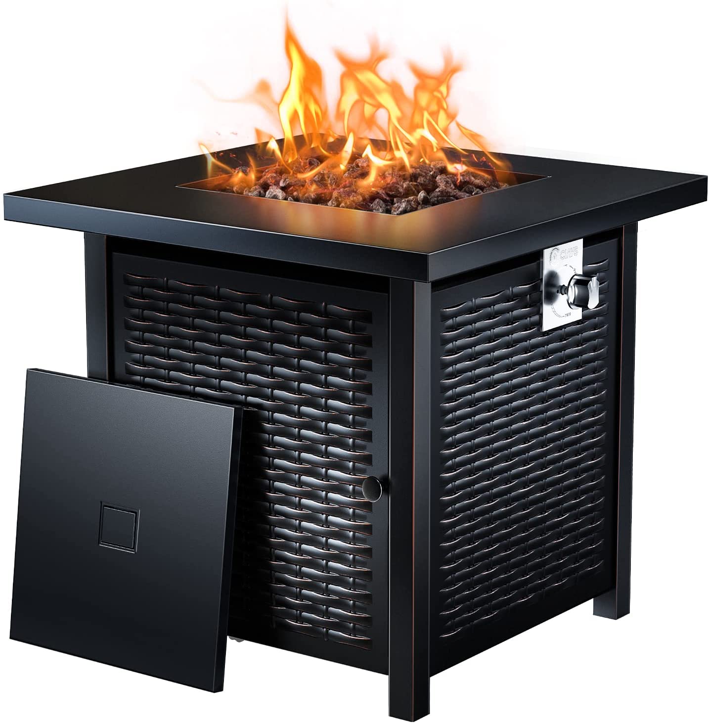 Ciays Propane Fire Pits 28 Inch Outdoor Gas Fire Pit