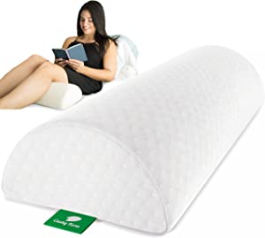 Cushy Form Bolster Pillow for Lumbar and Leg Support