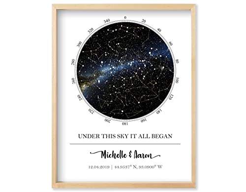 Custom Star Map Wall Art